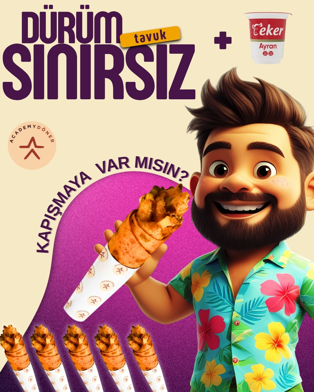 Sınırsız Tavuk Dürüm Kampanyası